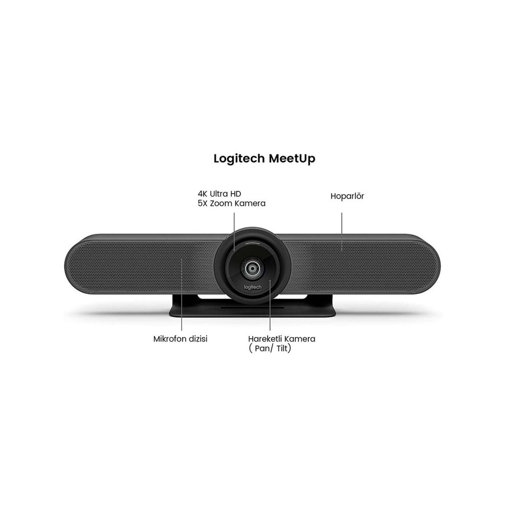 Logitech Meetup Conference Cam 960-001102 Mikrofonlu Konferans Kamerası