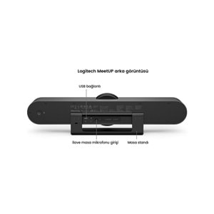 Logitech Meetup Conference Cam 960-001102 Mikrofonlu Konferans Kamerası