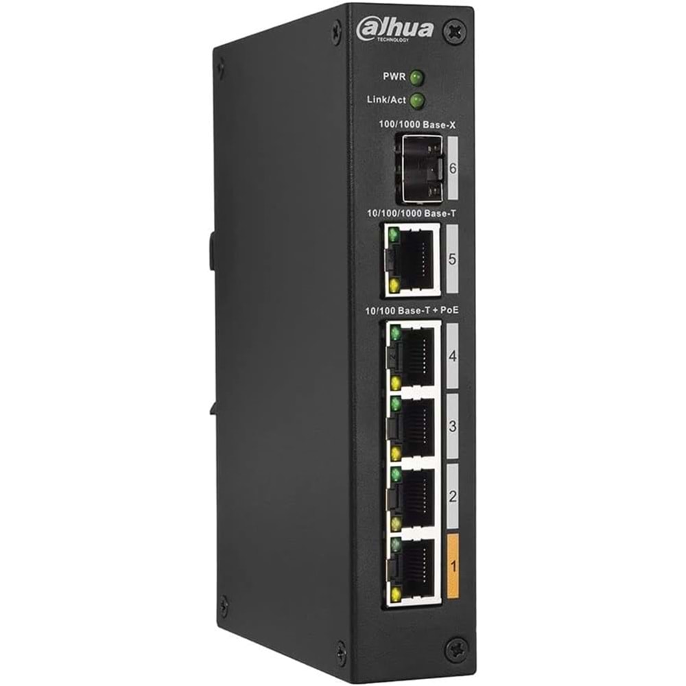 Dahua 4 Port 100Mbps PoE (PFS3106-4ET-60)
