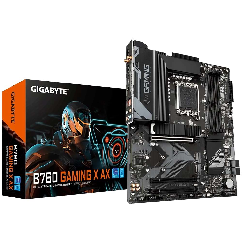 Gigabyte B760 Gaming X AX D5 1700P Type-C Hdmi Dp