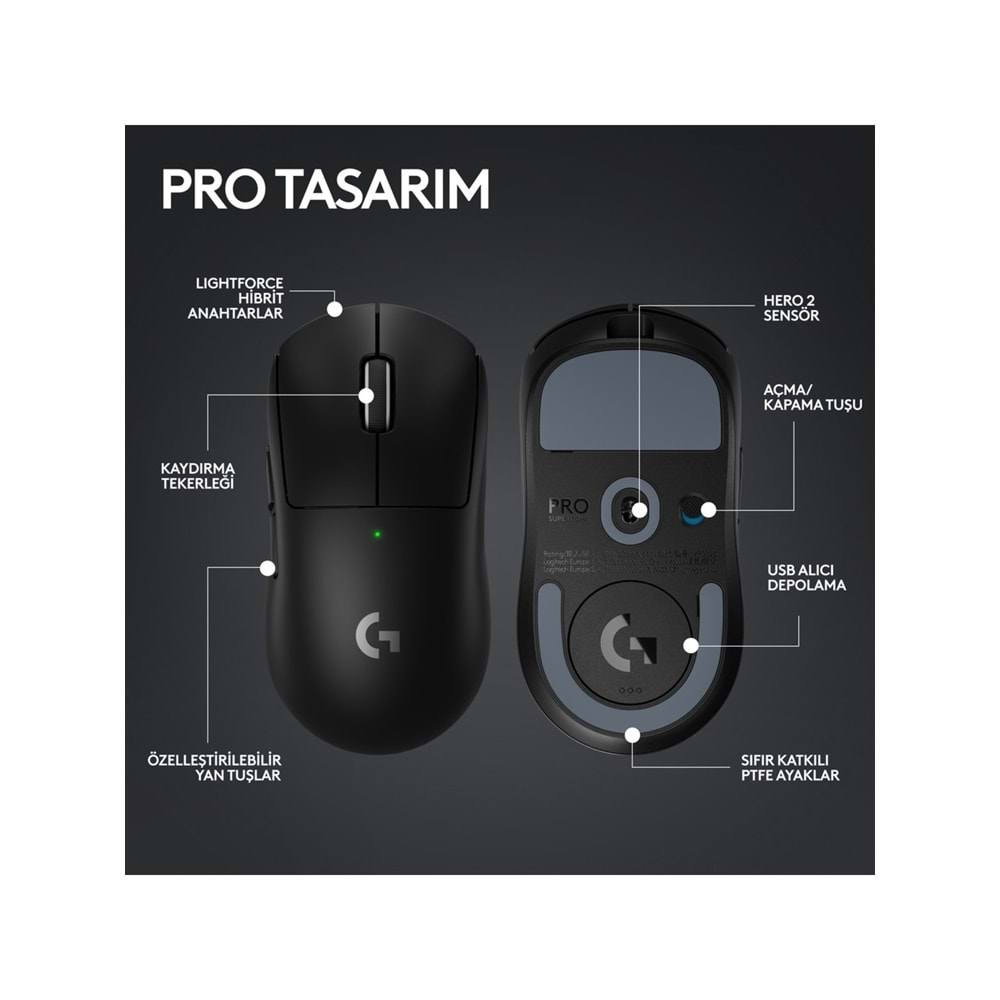 Logitech G Pro X Superlight 2 Lightspeed Mouse