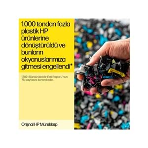 HP 3YM75AE Siyah Mürekkep Kartuş (653)