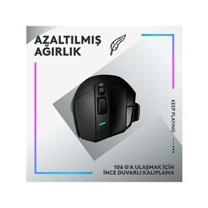 Logitech G G502 X Plus Kablosuz Gaming Mouse Siyah