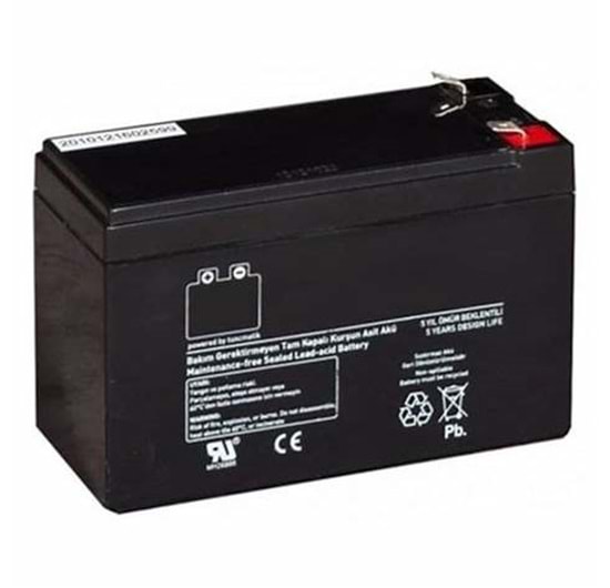 Makelsan 12V 9Ah TSE UPS VLRA Battery Akü