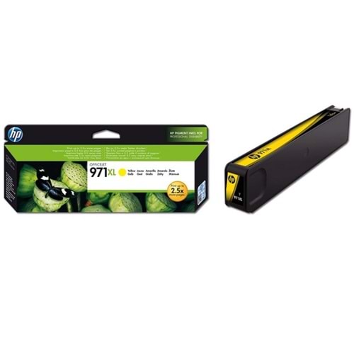HP CN628A No 971Xl Yüksek Kapasiteli Sarı Kartuş