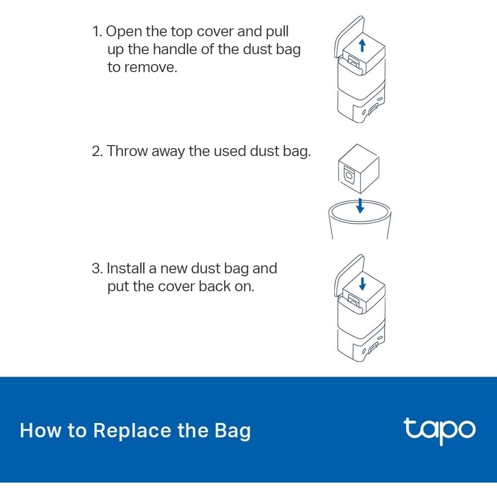 Tp-Link TAPO-RVA200 Tapo Robot Vacuum Disposable Dust Bag