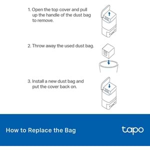 Tp-Link TAPO-RVA200 Tapo Robot Vacuum Disposable Dust Bag