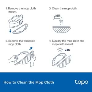 Tp-Link TAPO-RVA300 Tapo Robot Vacuum Washable Mop Cloth