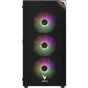 Vento FSP VG3400S 650W 80+ PSU 4X120MM RGB Fan Mesh ATX Gaming Kasa