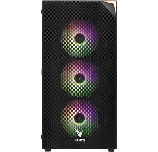 Vento FSP VG3400S 650W 80+ PSU 4X120MM RGB Fan Mesh ATX Gaming Kasa
