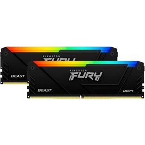 Kingston 64GB DDR4 CL16 3200Mhz RGB 2x32 RAM (KF432C16BB2AK2/64TR)