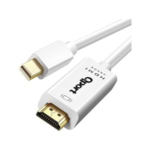 Qport Q-DPM Mini Displayport TO HDMI 1.8MT Kablo