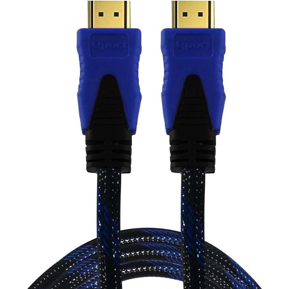 Qport Q-HDMI10 HDMI 1.4 V Altın Uçlu Kablo 10 MT