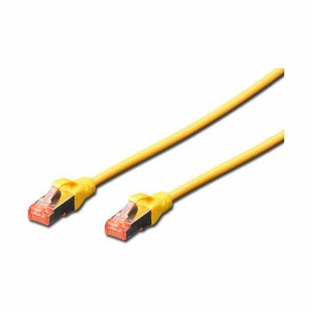 Digitus Zırhlı Patch Kablo Cat6A Sarı (1m)