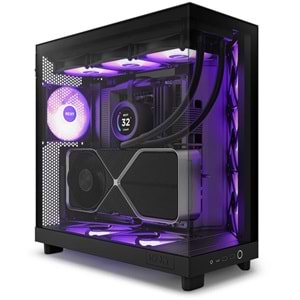 NZXT CC-H61FB-R1 H6 Flow RGB Siyah ATX Mid Tower Kasa