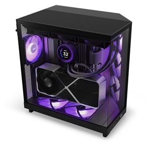 NZXT CC-H61FB-R1 H6 Flow RGB Siyah ATX Mid Tower Kasa