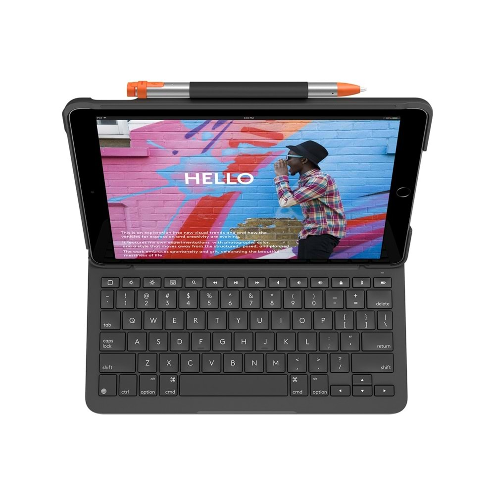 Logitech Slim Folio iPad 10.2 Türkçe Klavye Kılıf