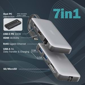 Digitus Type-C Travel Docking Station (7 Port)