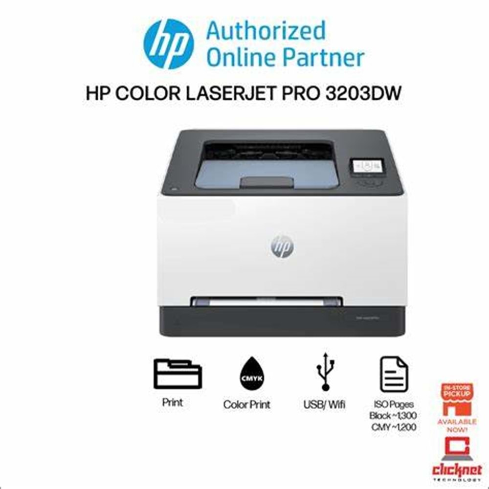 HP 499N4A Color LaserJet Pro 3203dw 25/25ppm A4