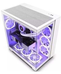 NZXT CC-H61FW-R1 H6 Flow RGB Beyaz ATX Mid Tower Kasa
