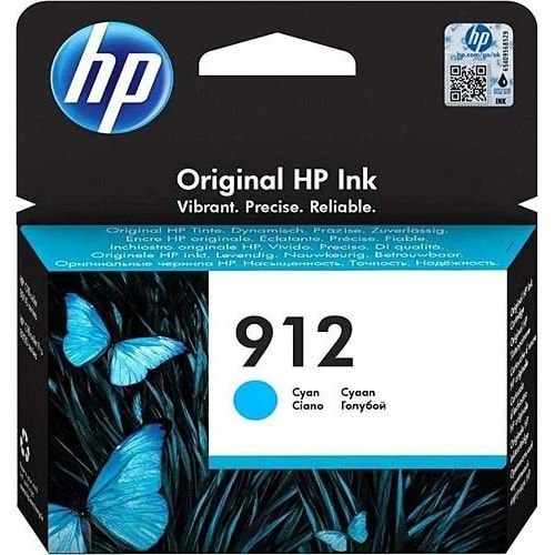 HP 3YL77A NO 912 Mavi Kartuş