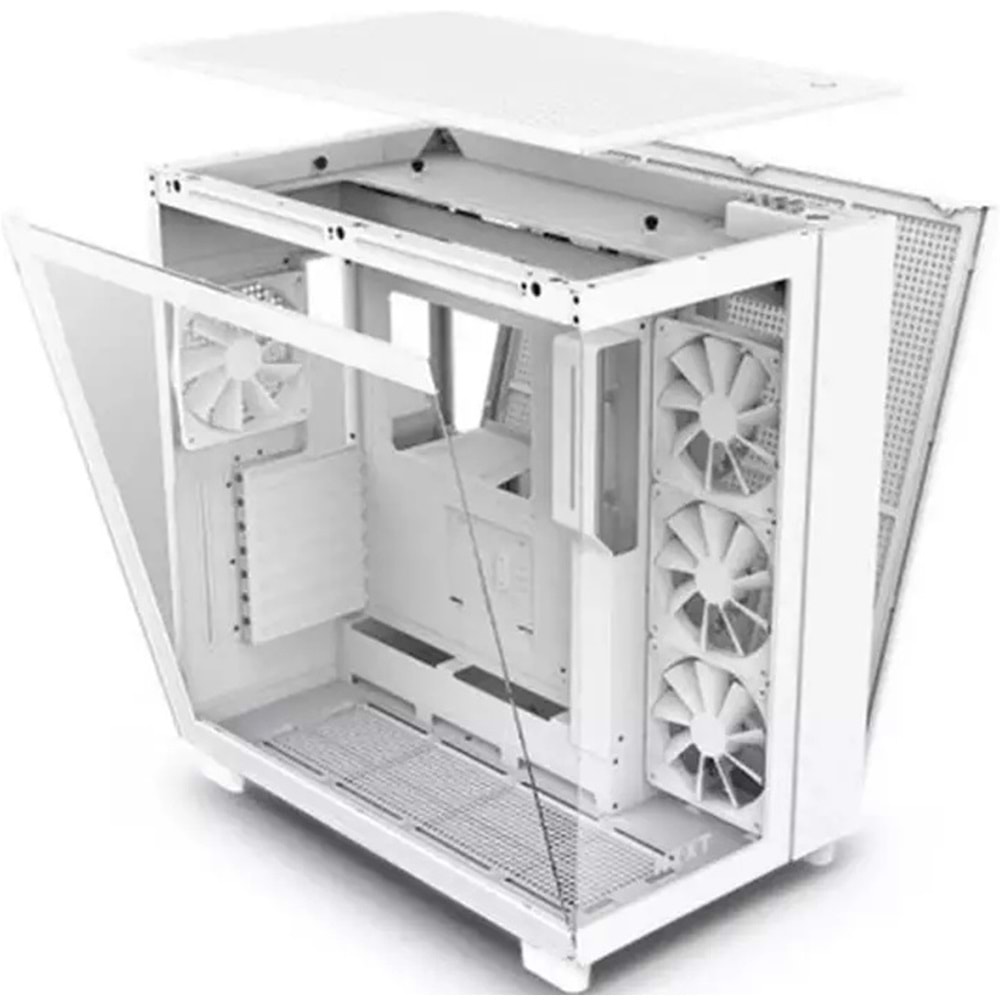NZXT CM-H91FW-01 H9 Flow Beyaz ATX Mid Tower Kasa
