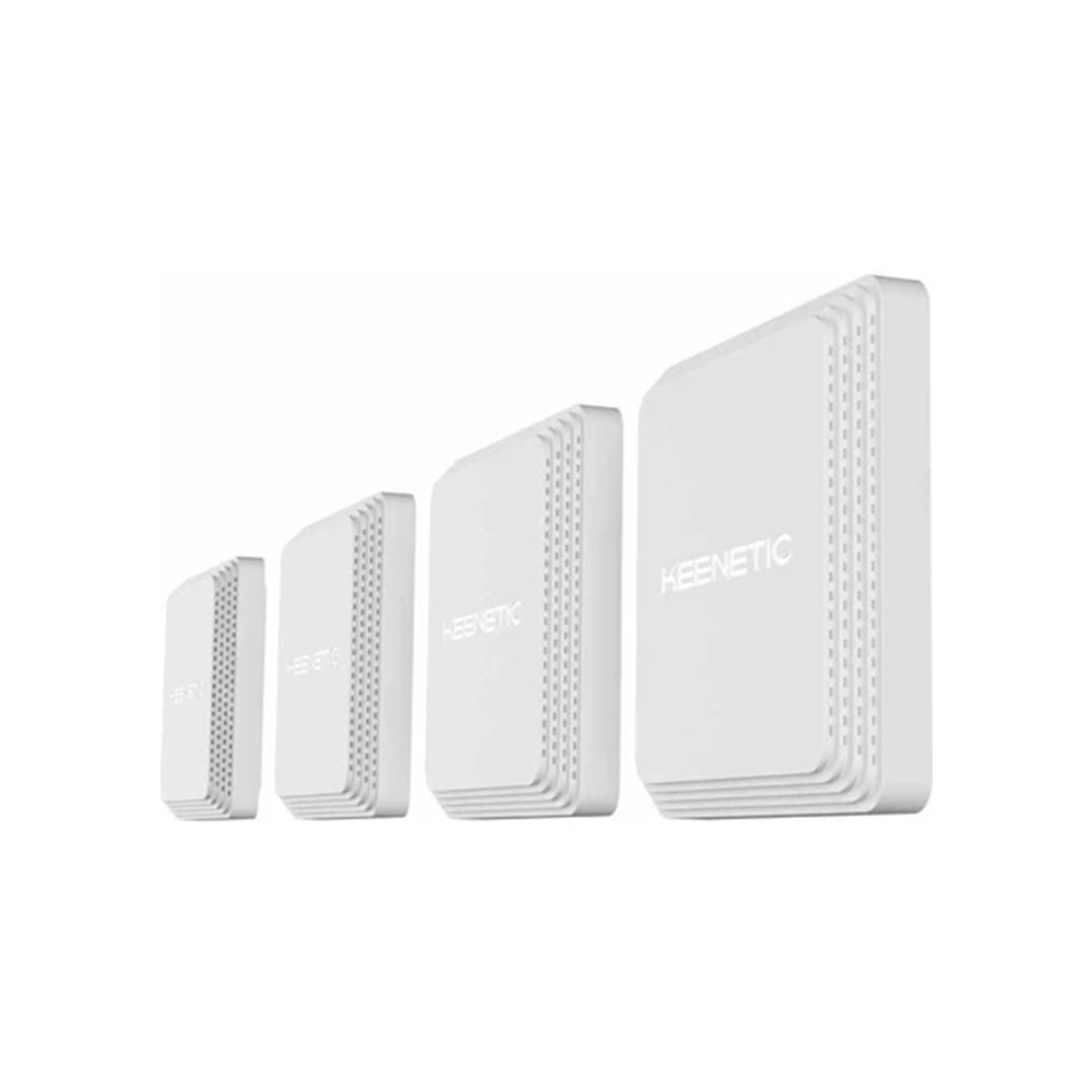 KEENETIC KN-3510-41EN AX1800 Mesh Wi-Fi 6 PoE Router/Extender/AP 2-Port Gigabit 4-Pack