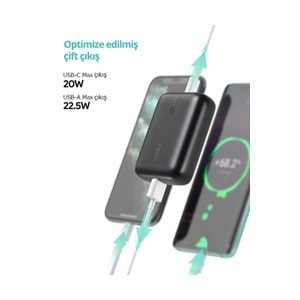 Aukey PB-N83S-BK 10.000mAh 20W Mini Power Bank