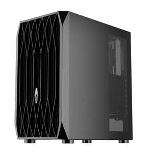 1ST Player AR7 Siyah 650W 80+ ARGB 4X12CM FAN Temperli Cam Mesh USB 3.0 ATX KASA