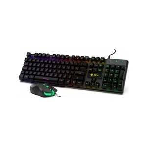 Inca Rainbow Gaming Mekanik Hisli Klavye & Mouse Set