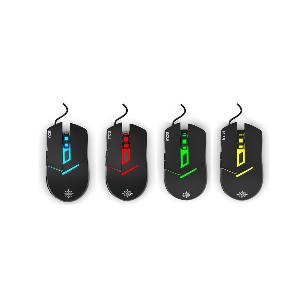 Inca Rainbow Gaming Mekanik Hisli Klavye & Mouse Set