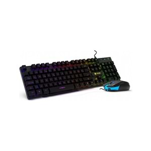 Inca Rainbow Gaming Mekanik Hisli Klavye & Mouse Set