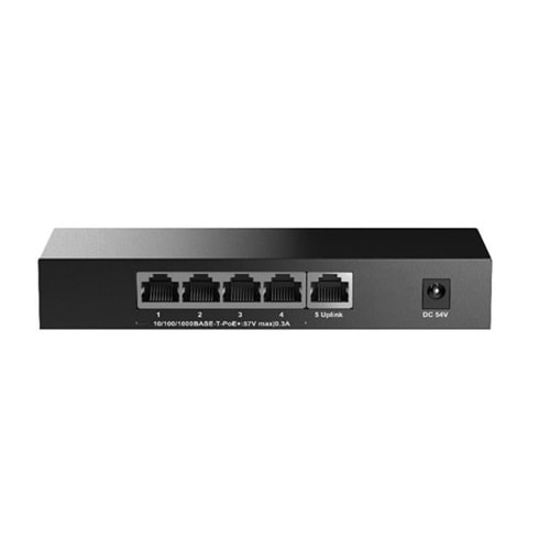 H3C Magic BS205T-P 4 Port Gigabit + 1Port Gigabit Uplink 57W POE Metal Kasa Switch