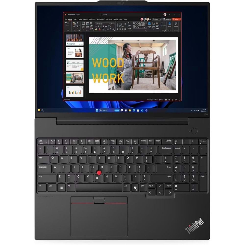 Lenovo Thinkpad MWS P16S GEN3 Ultra-7 155H 1X16GB 1X512GB SSD NVIDIA RTX500ADA 4GB 16