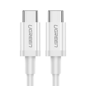 UGreen USB-C 60W 3A QC PD Hızlı Şarj Kablosu 1 MT Beyaz