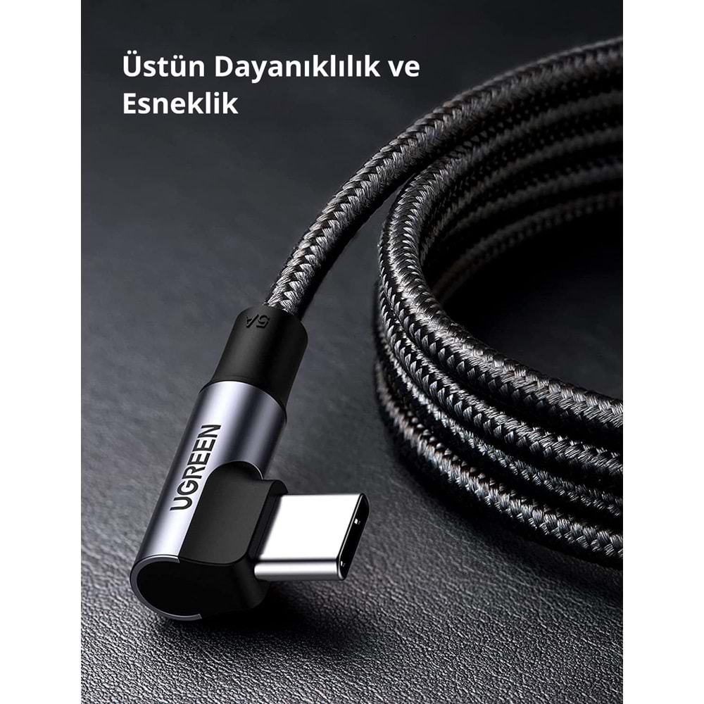 UGreen 40W PD Hızlı Araç Şarj Cihazı Çakmaklık Adaptörü 2XUSB-C Uzay Grisi