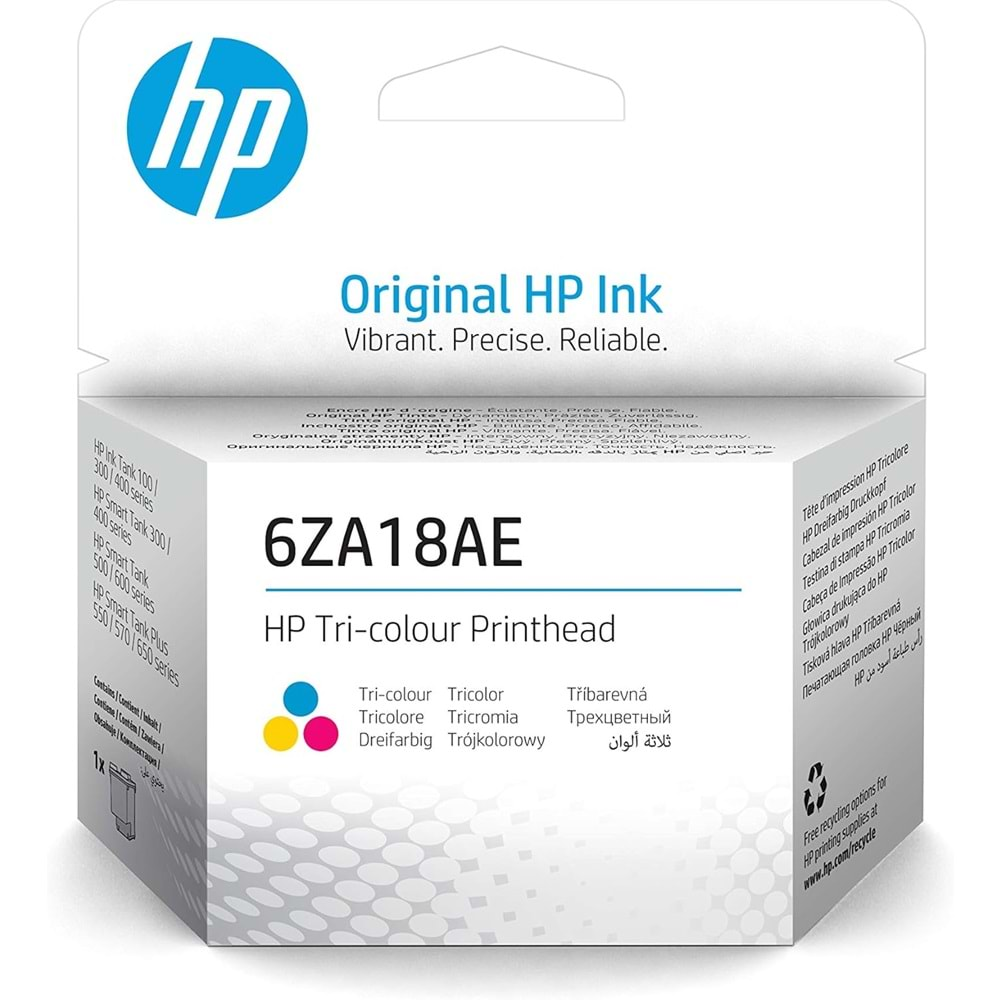 HP 6ZA18AE Renkli Baskı Kafası