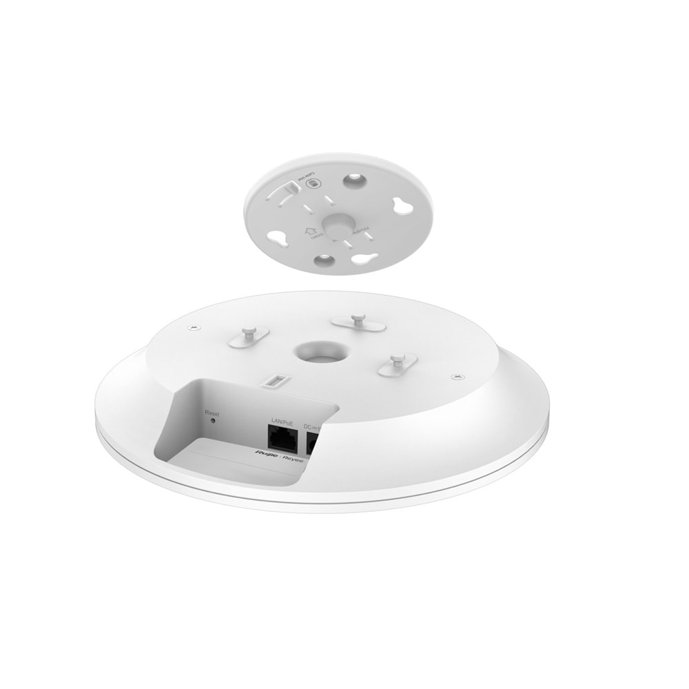 Ruijie Reyee RG-RAP2266 AX3000 Wı-Fı 6 1port 2.4g 2X2MIMO 5g 2X2MIMO 2.4 Ghz 5 Ghz Poe Adaptörsüz Indoor Access Poınt