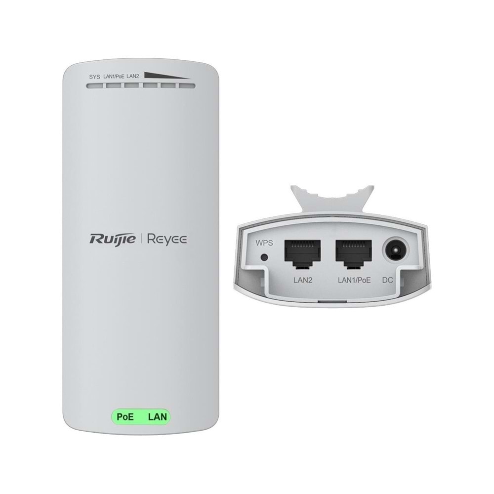 Reyee RG-EST100-E 2,4GHz 300 Mbps Çift-Akışlı (Dual-Stream) 500m Kablosuz K