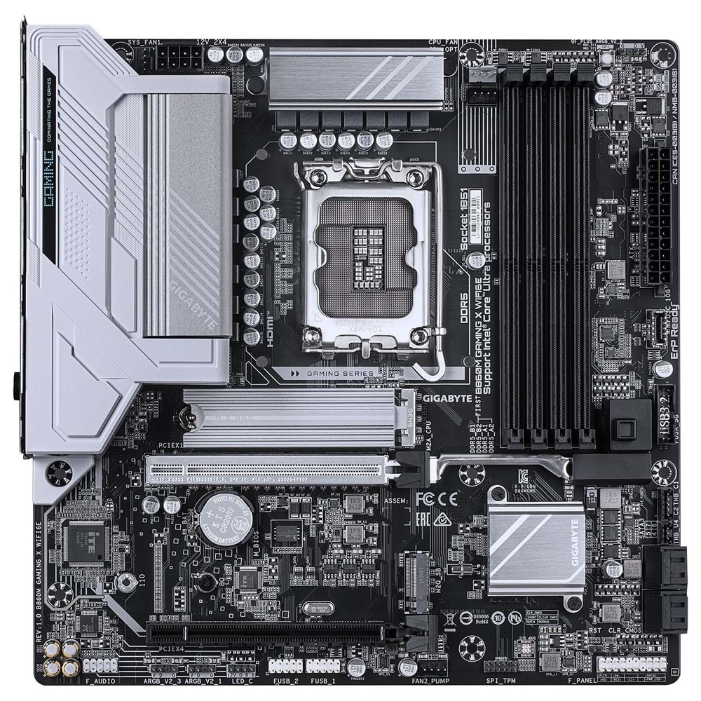 Gigabyte B860M Gaming X Wifi 6E D5 1851P Type-C