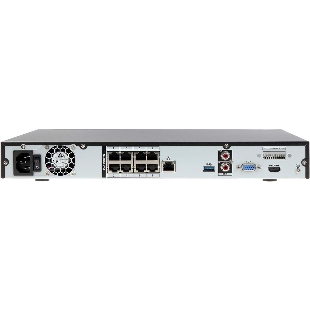 Dahua NVR5208-EI 8 Kanal 1U H.265 NVR 2x20TB