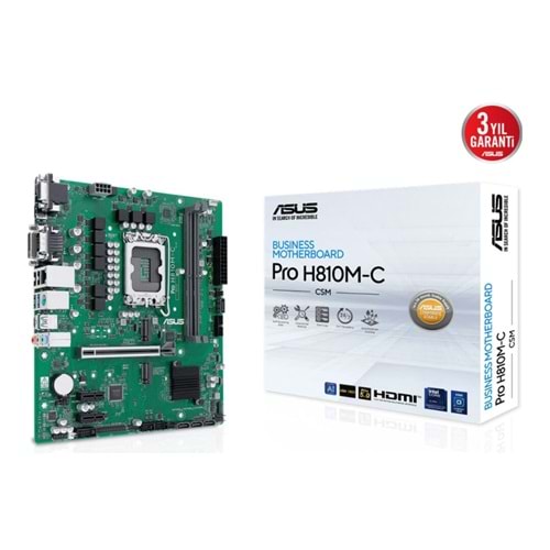 Asus Pro H810M-C Csm D5 1851P Vga Dvi Hdmi Dp