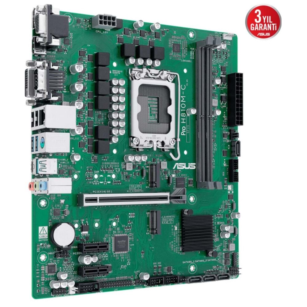 Asus Pro H810M-C Csm D5 1851P Vga Dvi Hdmi Dp