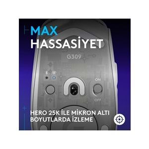 Logitech G309 Kablosuz Gaming Mouse 910-007200