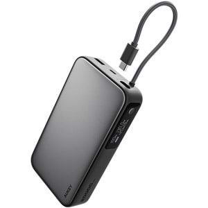 Aukey PB-Y48-GY 100W 20000 mAh PD Dahili Type-C Kablolu Powerbank