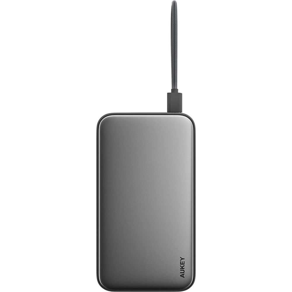 Aukey PB-Y48-GY 100W 20000 mAh PD Dahili Type-C Kablolu Powerbank