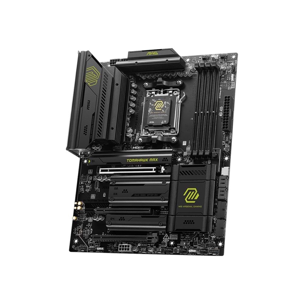 MSI MAG B850 TOMAHAWK MAX WIFI DDR5 8400MT/S 1XHDMI 4XM.2 ATX AM5 (AMD AM5 9000/8000/7000 Uyumlu)