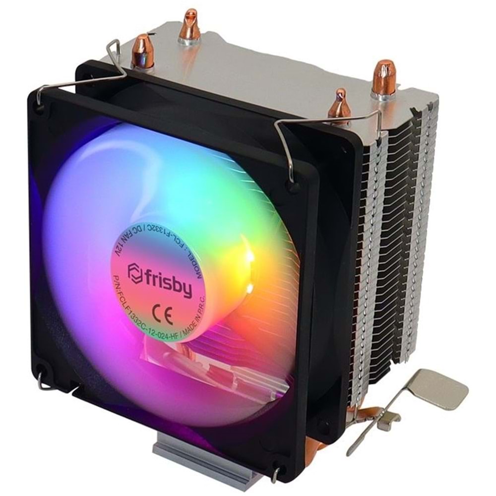 Frisby FCL-F1332C (P2S) Intel 1366/115X/1200/1700-AMD AM2/AM2+/AM3/AM4/AM5 İşlemci Fanı