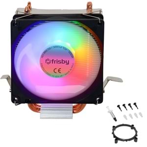 Frisby FCL-F1332C (P2S) Intel 1366/115X/1200/1700-AMD AM2/AM2+/AM3/AM4/AM5 İşlemci Fanı