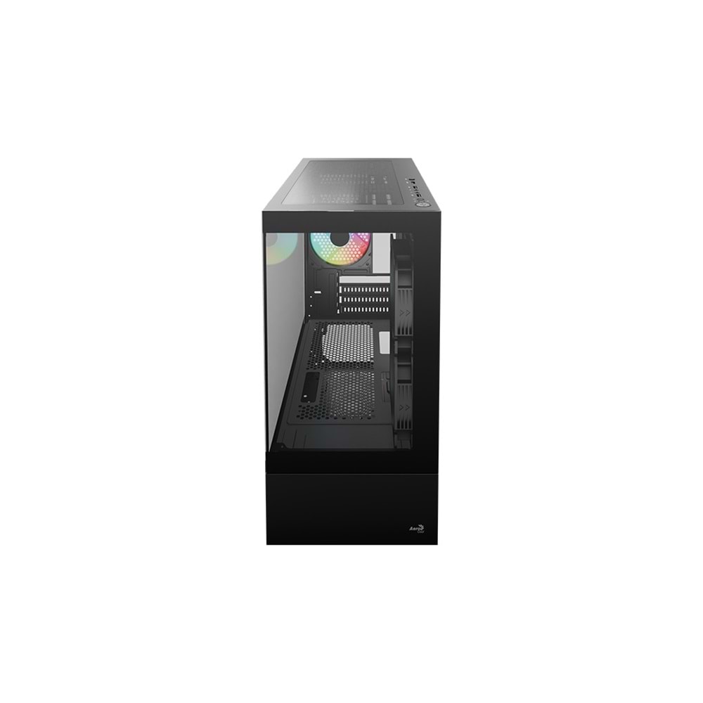 AEROCOOL VIEWPORT MINI ARGB 3*12CM Fanlı Temperli Cam Yan Ön Panel USB 3.0 MATX Kasa